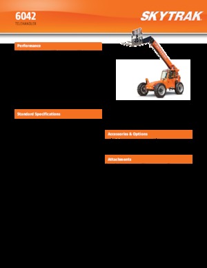 Telehandlers JLG 6042