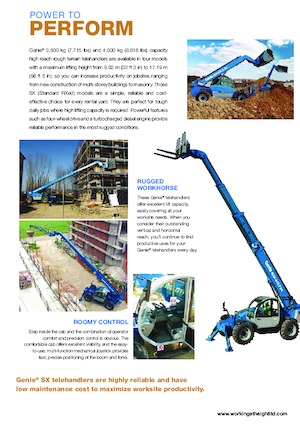 Telehandlers Genie GTH-3512 SX
