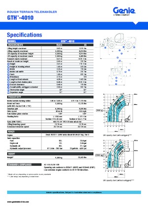Telehandlers Genie GTH 4010 Turbo