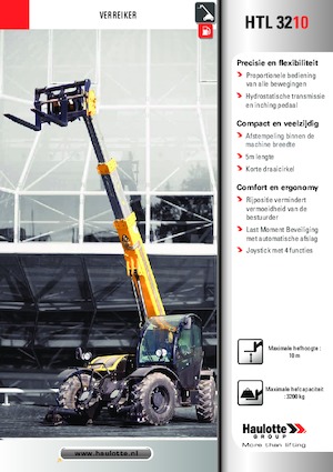 Teleskopik yükleyiciler Haulotte HTL3210