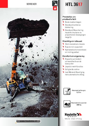 Teleskopik yükleyiciler Haulotte HTL3617