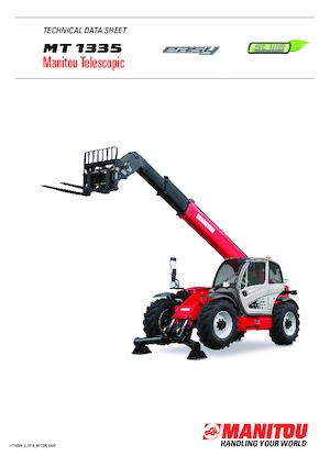 Telehandlers Manitou MT 1335 H easy