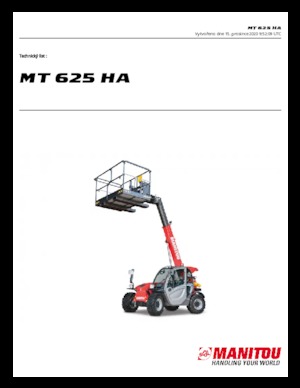 Teleskopik yükleyiciler Manitou MT 625 HA