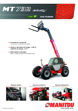 Telehandlers Manitou MT 732 Easy
