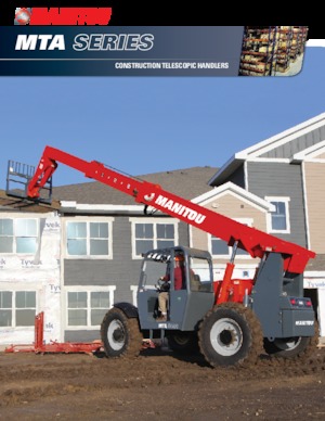 Telehandlers Manitou MTA 10055