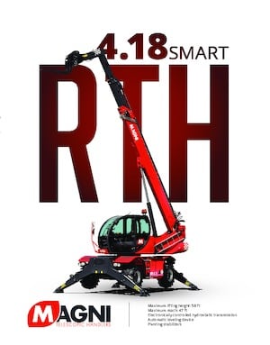 Rotating telehandlers MAGNI RTH 4.18 Smart