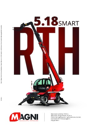Rotating telehandlers MAGNI RTH 5.18 Smart
