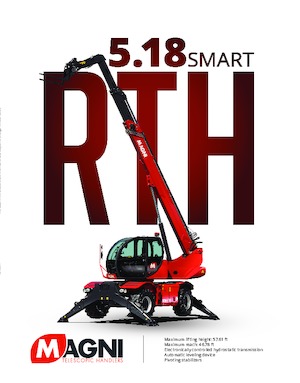 Rotating telehandlers MAGNI RTH 5.18 Smart