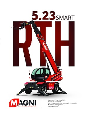 Rotating telehandlers MAGNI RTH 5.23 Smart