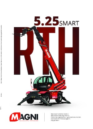 Üst yapılı teleskopik yükleyiciler MAGNI RTH 5.25 Smart