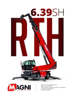 Rotating telehandlers MAGNI RTH 6.39 SH