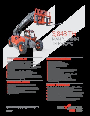 Teleskopik yükleyiciler Skyjack SJ843 TH