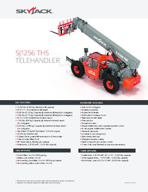 Telehandlers Skyjack SJ1256 THS