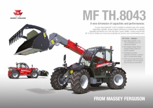 Teleskopik yükleyiciler Massey Ferguson TH.8043