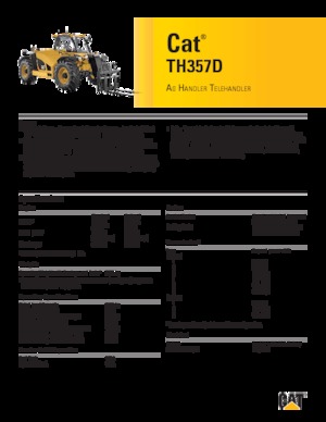 Teleskopik yükleyiciler Caterpillar TH357D