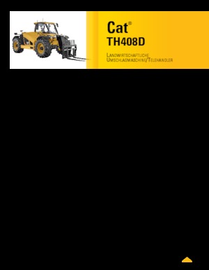 Telehandlers Caterpillar TH408D