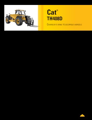 Telehandlers Caterpillar TH408D