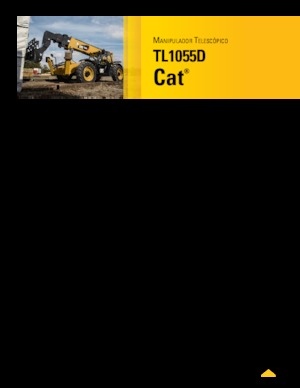 Telehandlers Caterpillar TL1055D