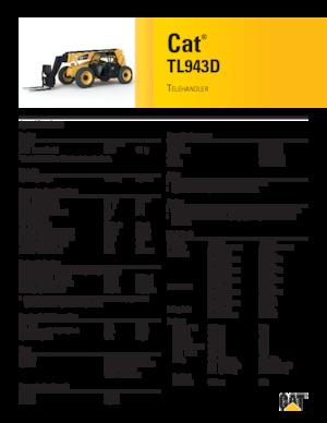Telehandlers Caterpillar TL943D
