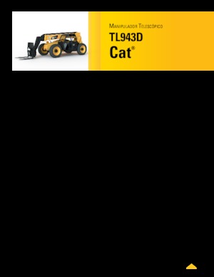 Telehandlers Caterpillar TL943D