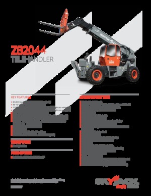 Telehandlers Skyjack ZB 2044
