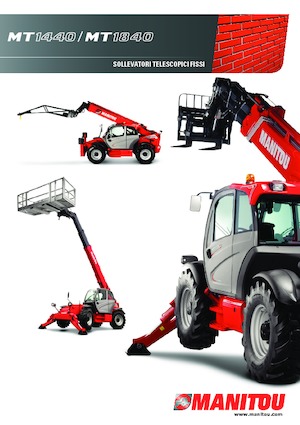 Telehandlers Manitou MT 1840 A