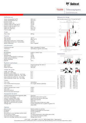 Telehandlers Bobcat T 2250