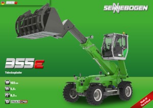 Rotating telehandlers Sennebogen 355 E