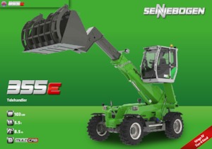 Rotating telehandlers Sennebogen 355 E