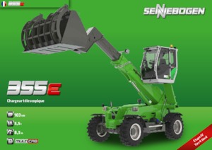 Rotating telehandlers Sennebogen 355 E