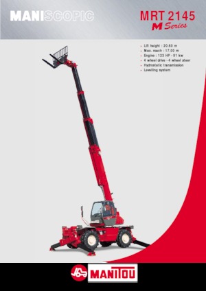 Rotating telehandlers Manitou MRT 2145