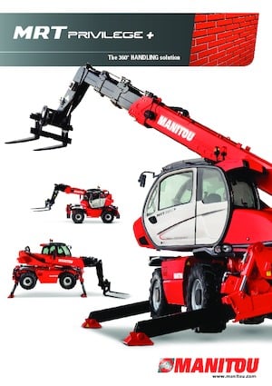Rotating telehandlers Manitou MRT 2150