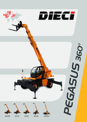 Rotating telehandlers Dieci Pegasus 45.30