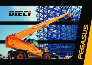 Üst yapılı teleskopik yükleyiciler Dieci Pegasus 40.25
