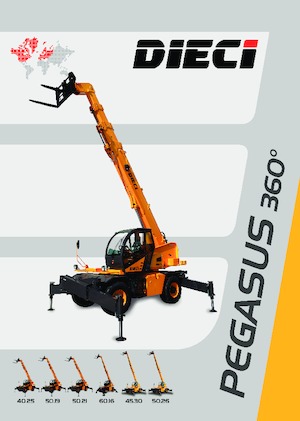 Rotating telehandlers Dieci Pegasus 50.26