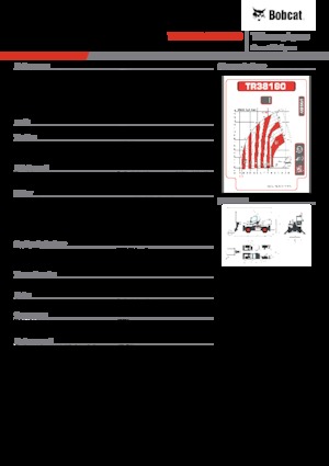Rotating telehandlers Bobcat TR38160EVO IIIB