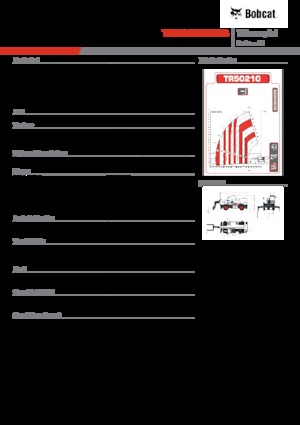 Üst yapılı teleskopik yükleyiciler Bobcat TR50210EVO IIIB
