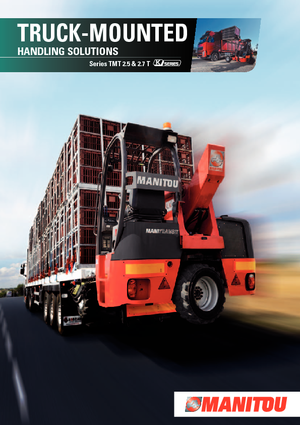 Kamyona monte teleskopik forkliftler Manitou TMT 25 S