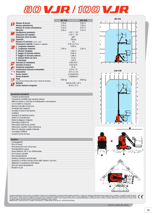 Single Vertical Mast Boom Lifts Manitou 100 VJR Evolution