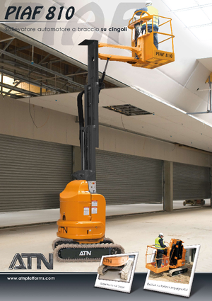 Single Vertical Mast Boom Lifts ATN Piaf 810