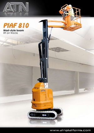 Single Vertical Mast Boom Lifts ATN Piaf 810