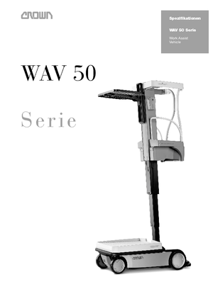 Single Vertical Mast Boom Lifts Crown Wav 50-118