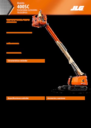 Crawler Telescopic Boom Lifts JLG 400SC