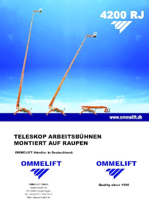 Crawler Telescopic Boom Lifts OMMELIFT 4200 RJ