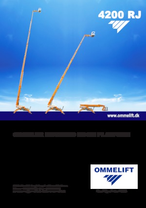 Crawler Telescopic Boom Lifts OMMELIFT 4200 RJ