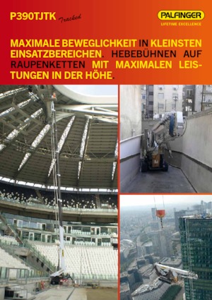 Paletli Teleskopik Bomlu Vinçler Palfinger P 390 TJTK