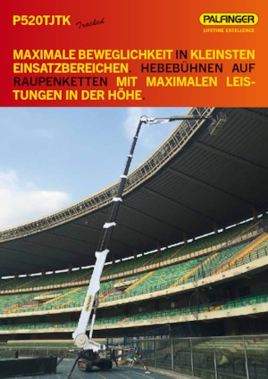 Paletli Teleskopik Bomlu Vinçler Palfinger P 520 TJTK