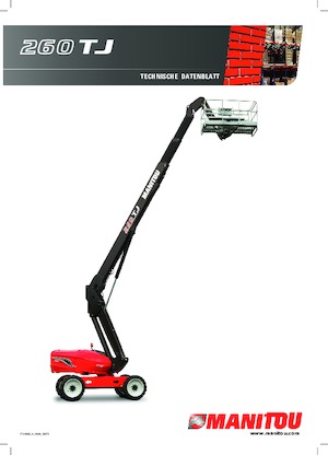 Wheeled Telescopic Boom Lifts Manitou 260 TJ-X