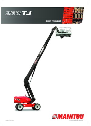 Wheeled Telescopic Boom Lifts Manitou 260 TJ-X