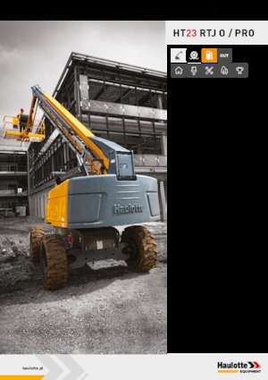 Wheeled Telescopic Boom Lifts Haulotte HT23 RTJ PRO